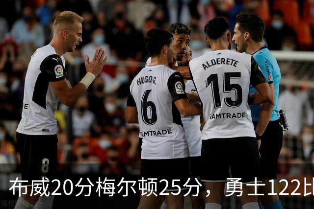 布威20分梅尔顿25分，勇士122比131负太阳